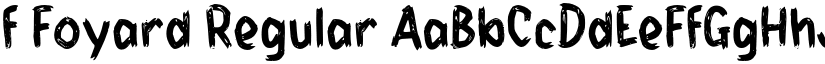 f Foyard Regular font