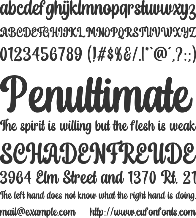 Christmas Okinawa font preview