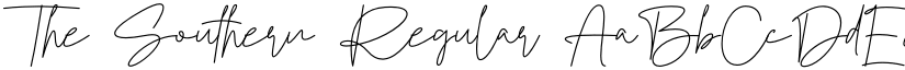 The Southern Regular font