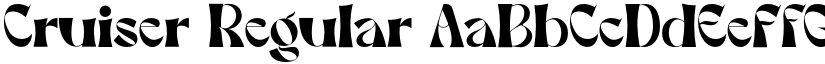 Cruiser Regular font