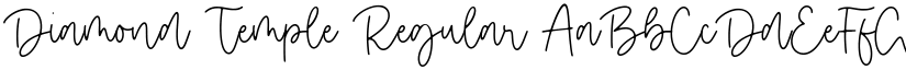 Diamond Temple Regular font