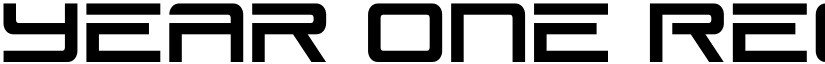 Year One Regular font