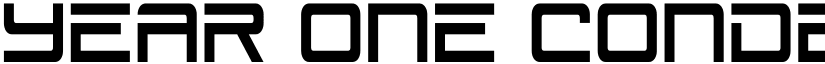 Year One Condensed Regular font