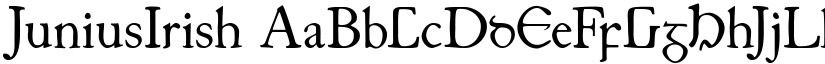 JuniusIrish font