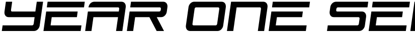 Year One Semi-Italic Regular font