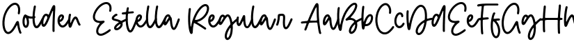 Golden Estella Regular font
