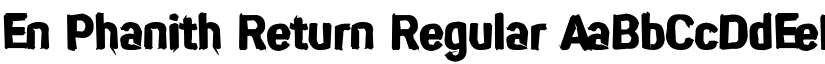 En Phanith Return Regular font