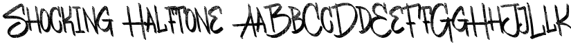 Shocking Halftone font