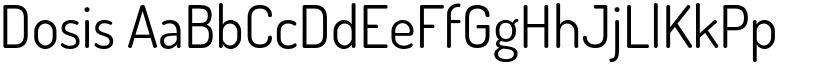 Dosis font