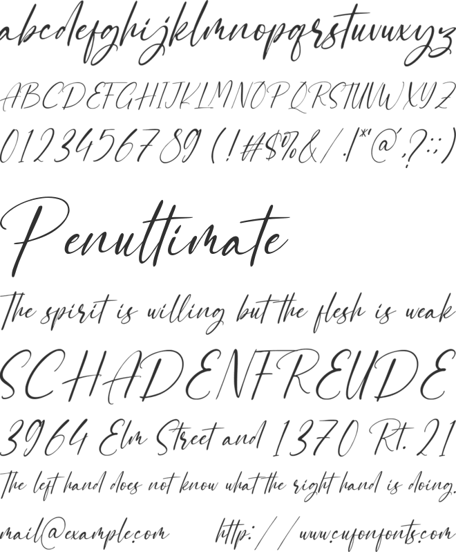 Jumpstraight font preview