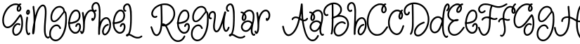 Gingerbel Regular font