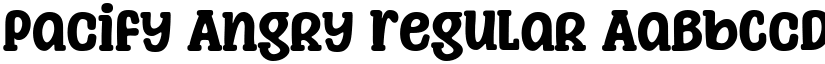 Pacify Angry Regular font