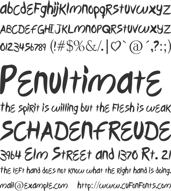 YarraVasaan font preview
