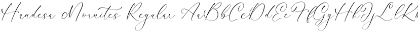 Handesa Mornites font download