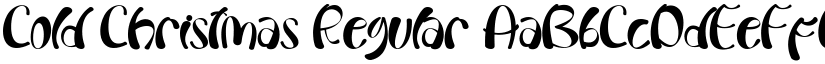 Cold Christmas Regular font