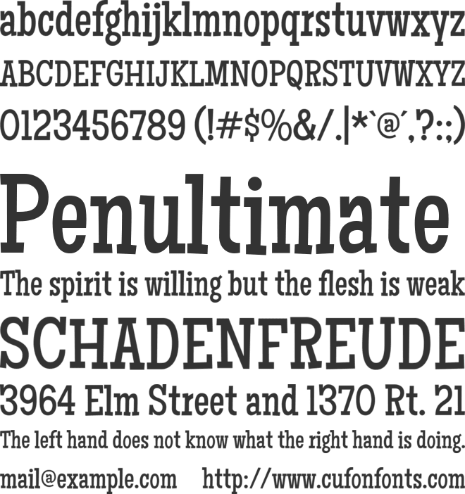 Maiden Orange font preview