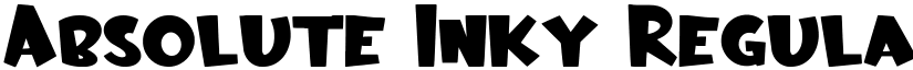 Absolute Inky Regular font