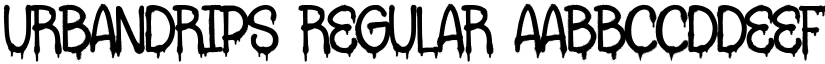 Urbandrips Regular font