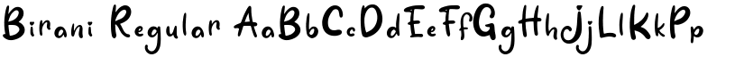 Birani Regular font