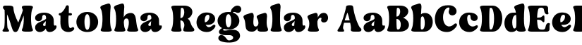 Matolha Regular font