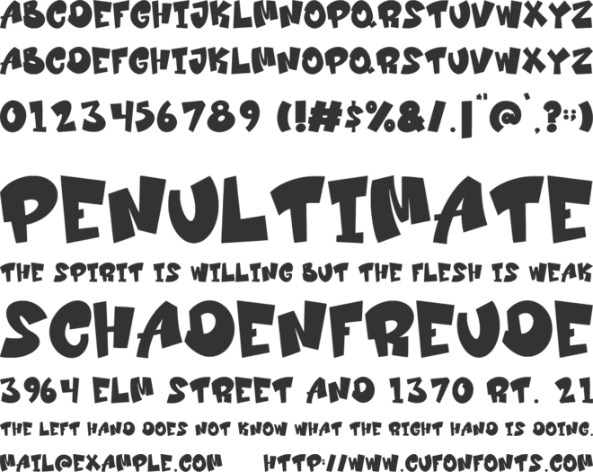 Neon Ring font preview