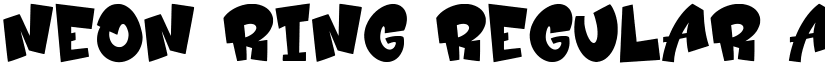 Neon Ring Regular font