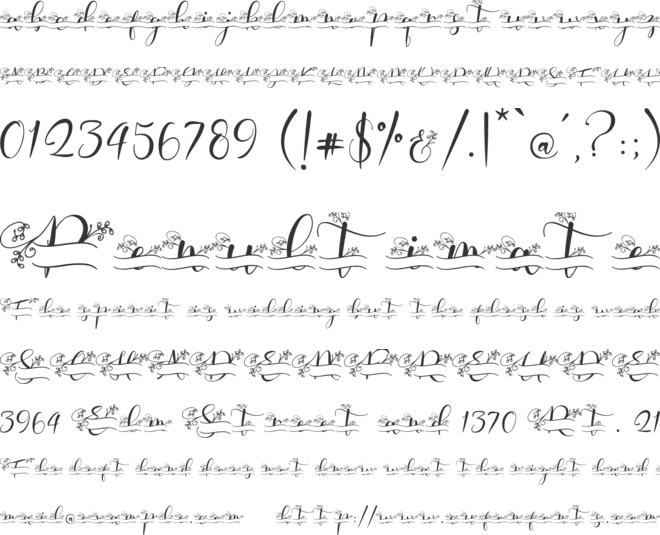 Aqille Monogram - Personal Use font preview