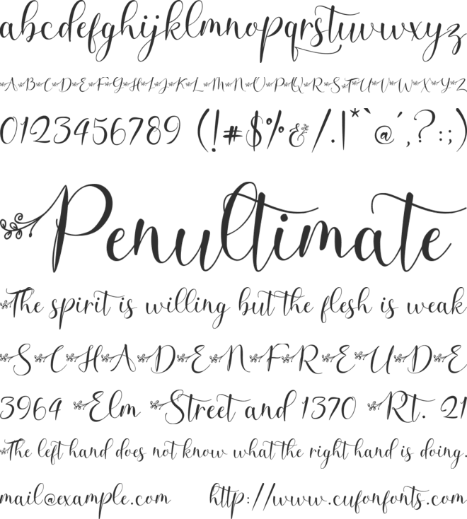 Aqille - Personal Use font preview