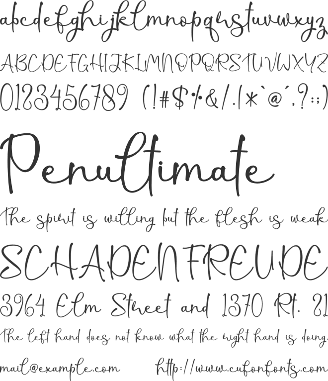 Christmas Shine font preview