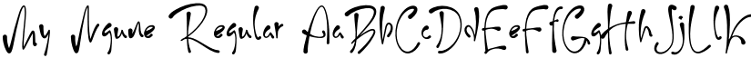 My Ngune Regular font