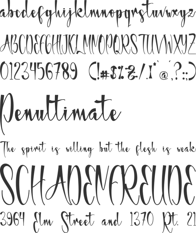 Christmas Wind-PERSONAL USE font preview