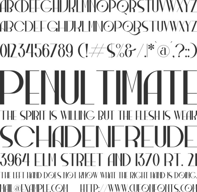 Porto Qastelo font preview