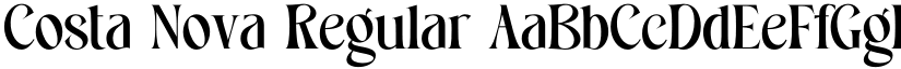 Costa Nova Regular font