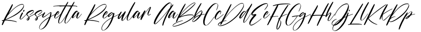 Rissyetta font download