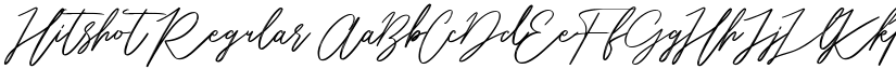 Hitshot Regular font
