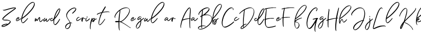 Zelmud Script Regular font