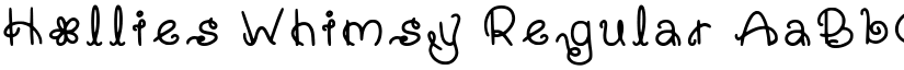 Hollies Whimsy Regular font