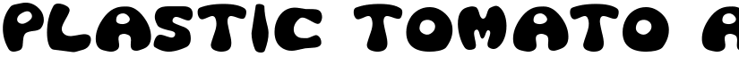 Plastic Tomato font