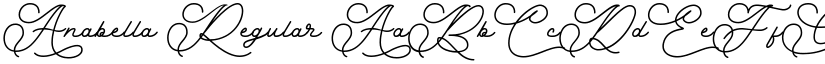 Anabella Regular font