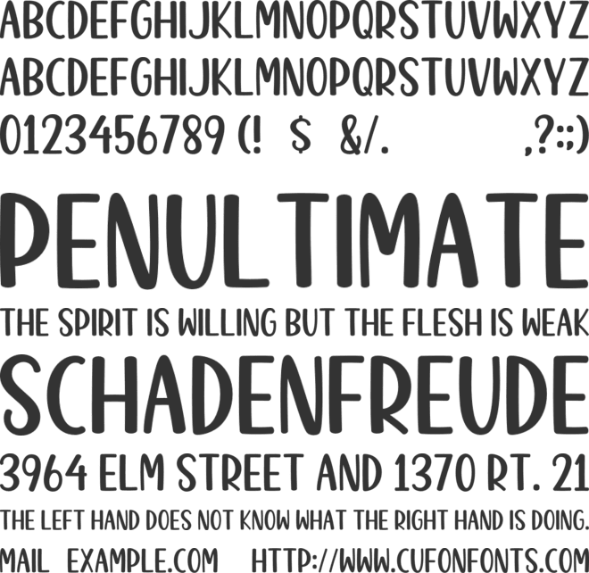 Sunday Farmhouse font preview