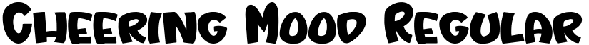 Cheering Mood Regular font