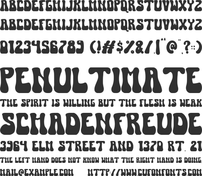 Flying Soul font preview