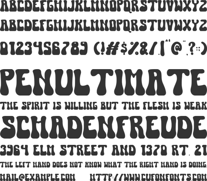 Flying Soul font preview