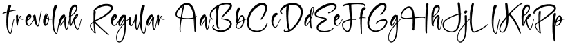trevolak Regular font