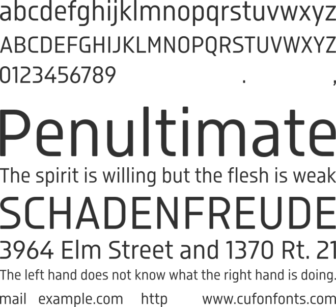 Isotonic TRIAL font preview