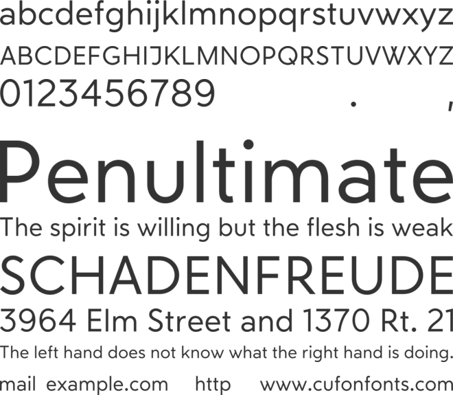 Rhizome font preview