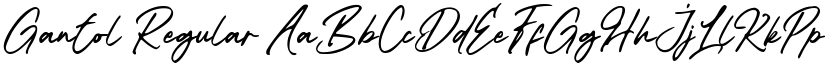 Gantol Regular font