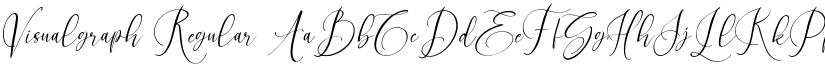 Visualgraph Regular font