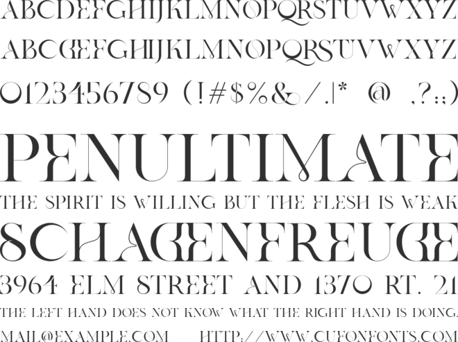Hekate By Lunasa font preview