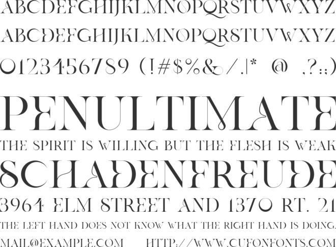 Hekate By Lunasa font preview